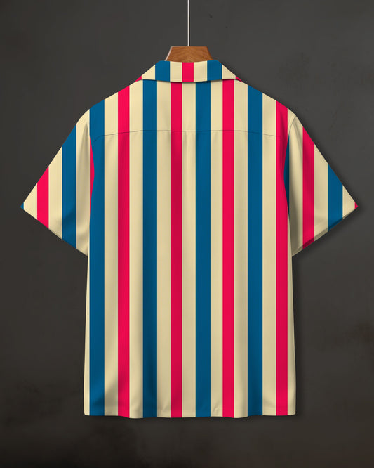 Classic Stripe Printed Shirt