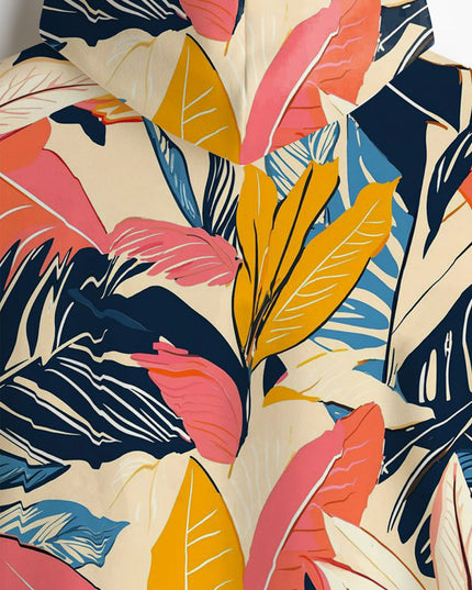 Colourful Leaves Printed Hoodie #101