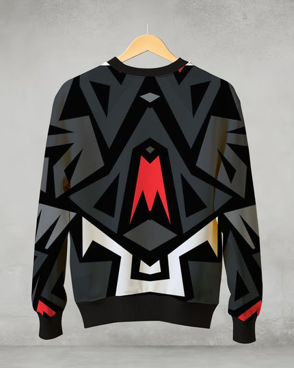 Geomatric Printed Sweatshirt #108
