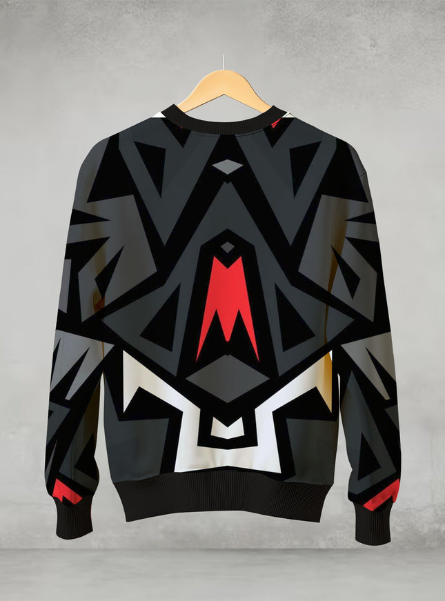Geomatric Printed Sweatshirt #108