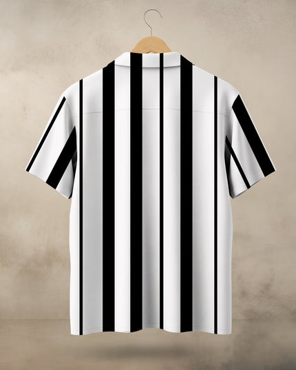 Black White Striped Shirt