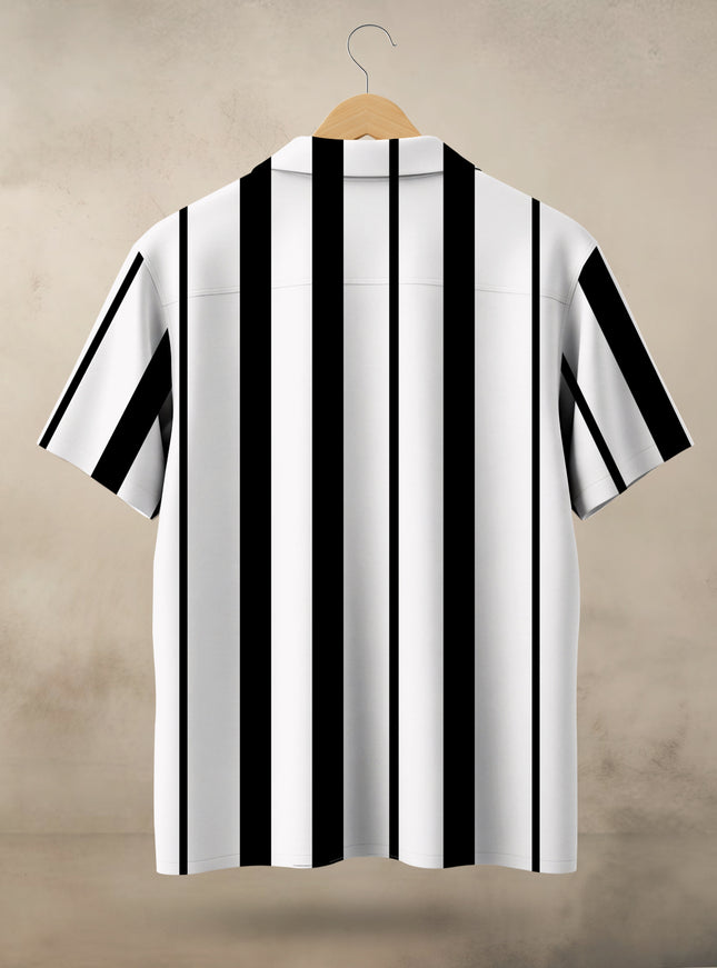 Black White Striped Shirt