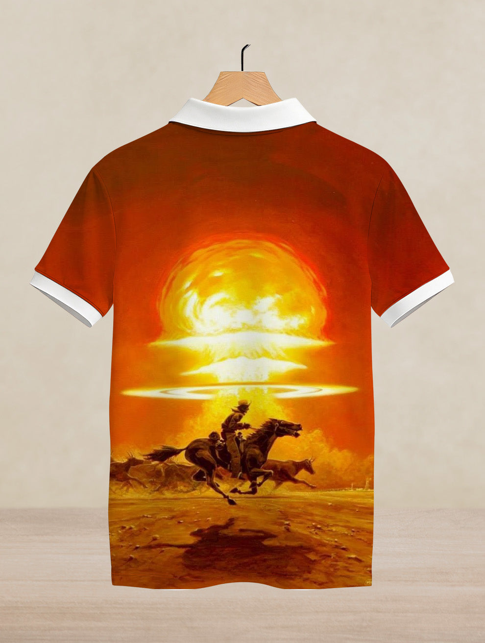 Horse Rider Printed Polo #PP113