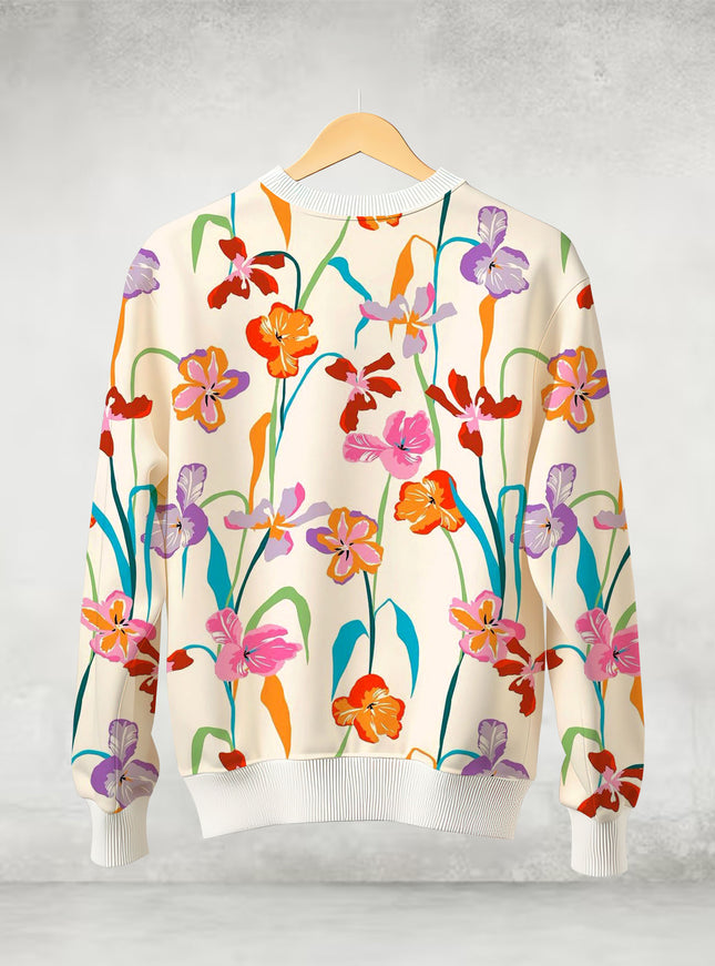 Colourful Floral Printed Sweatshirt #118