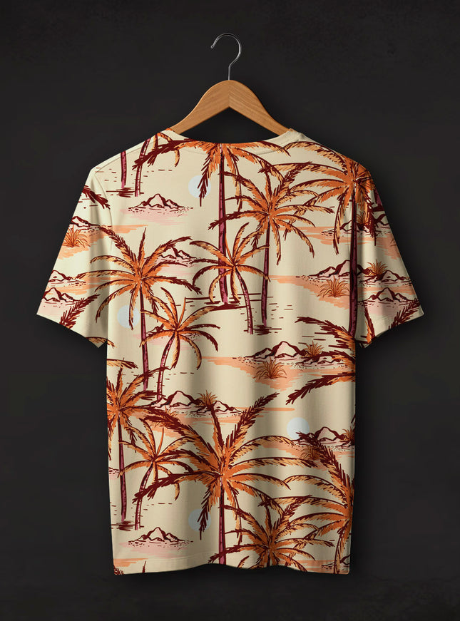 Summer Island Print T-Shirt #PT134