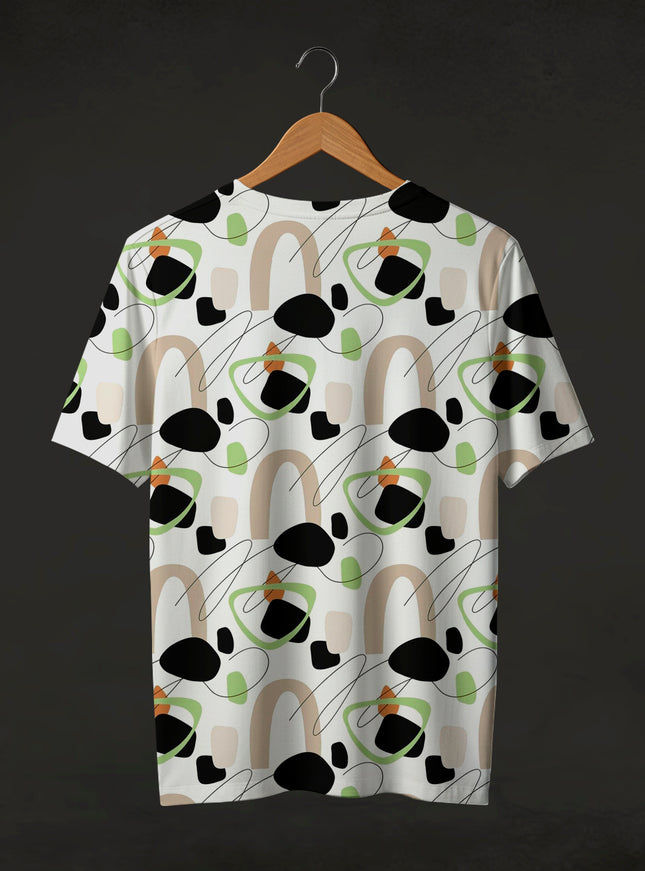 Scribble Arch Print T-Shirt #PT174