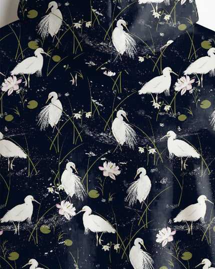 Heron Printed Hoodie #114