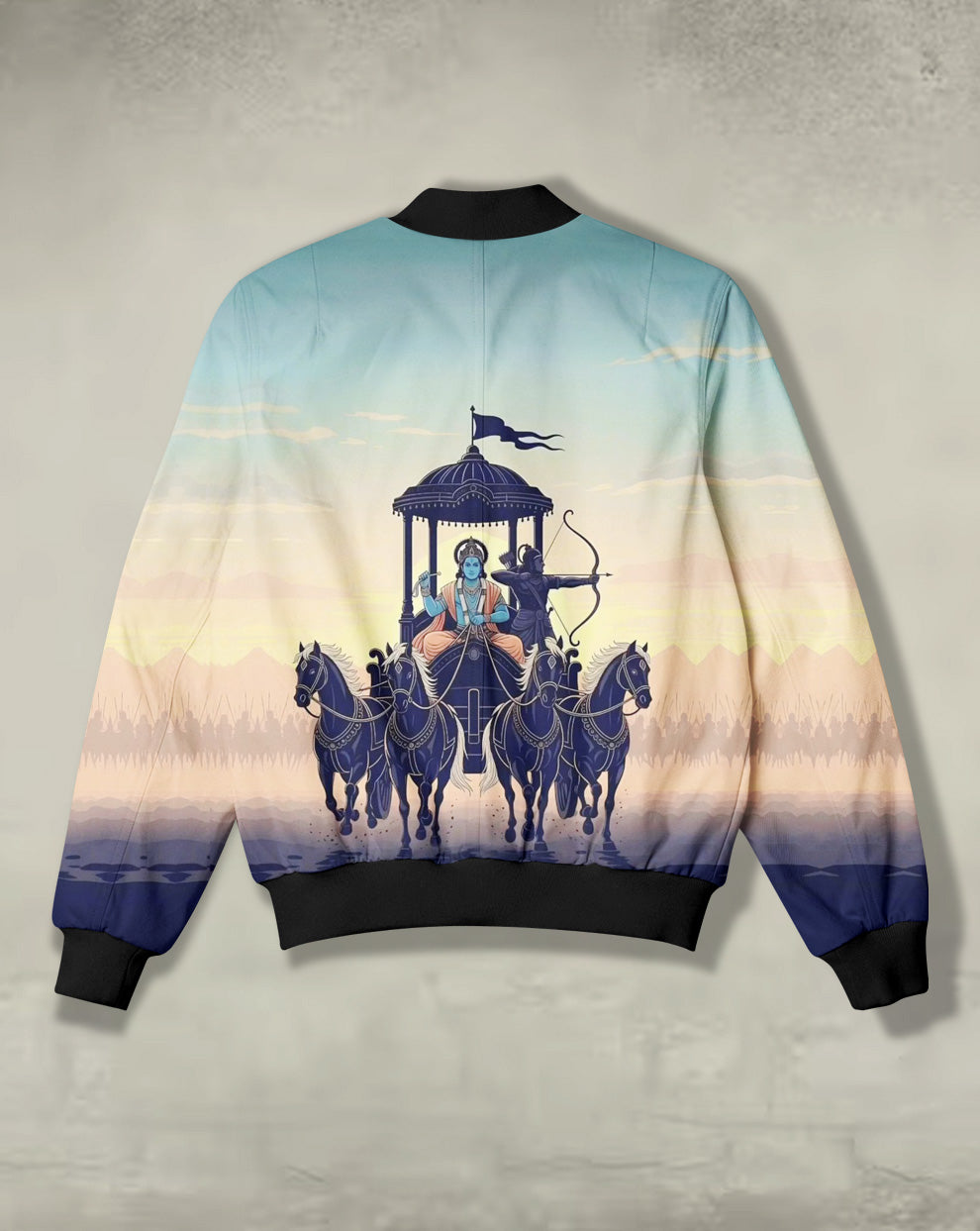 Sarth Print Bomber Jacket #BJ113