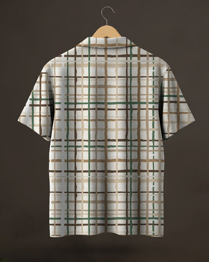 Classic Check Pattern Printed Shirt