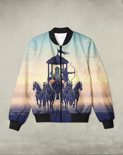 Sarth Print Bomber Jacket #BJ113