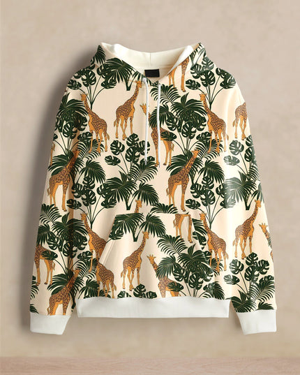 Giraffe Printed Hoodie #115