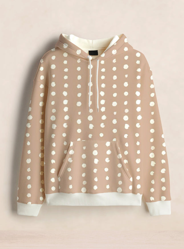 Dot Printed Hoodie #116