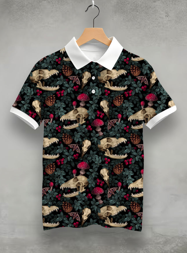 Dinosaur Printed Polo #PP108