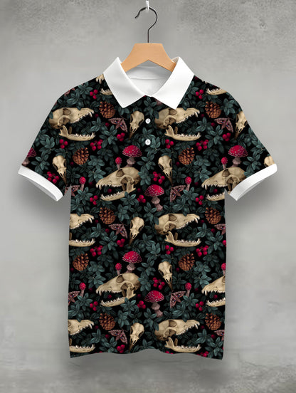 Dinosaur Printed Polo #PP108