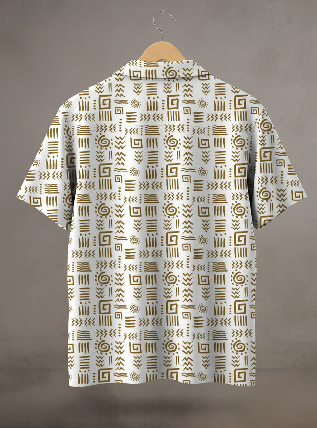 African Cultural Art Printed Shirt