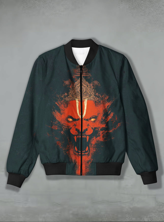 Narshimha Print Bomber Jacket #BJ115