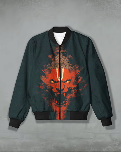Narshimha Print Bomber Jacket #BJ115