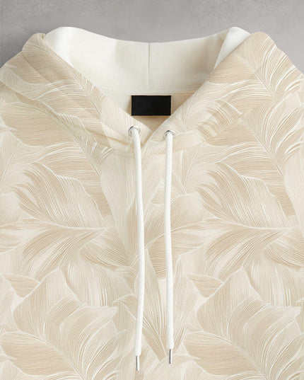 Big Leaf Printed Hoodie #117