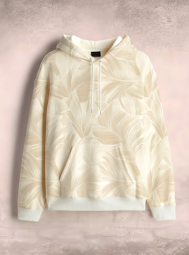 Big Leaf Printed Hoodie #117