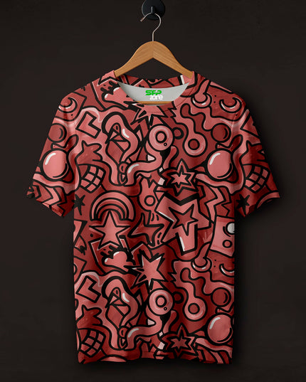 Doodle All Over Printed T-Shirt #PT123