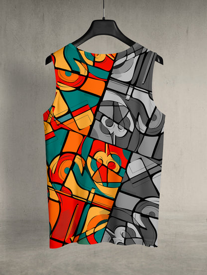 Colourful Abstract Sando #122