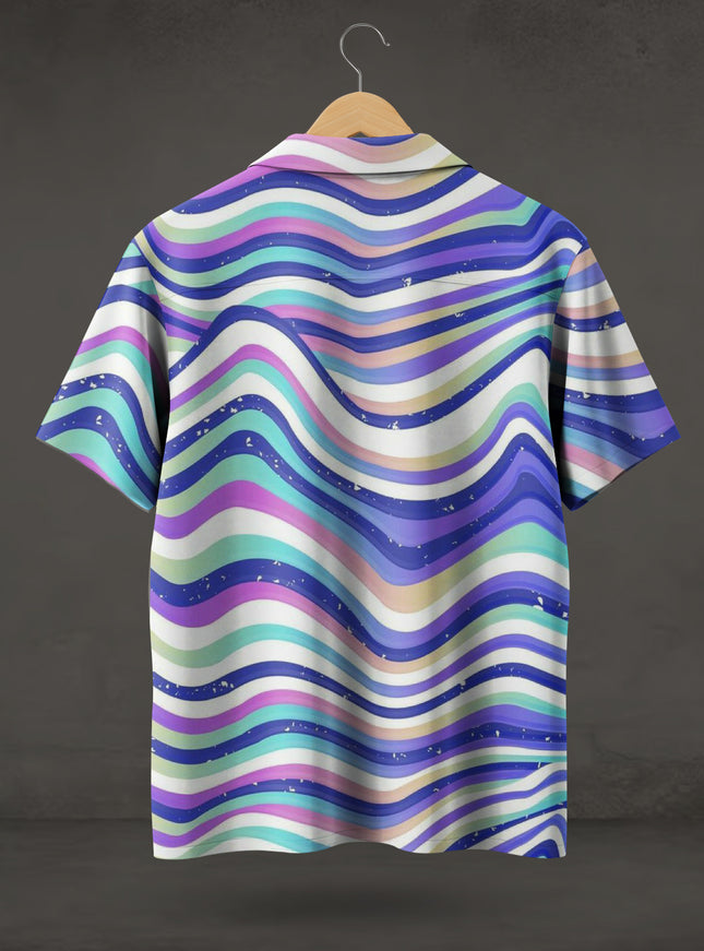 Multicolor Wave Printed Shirt