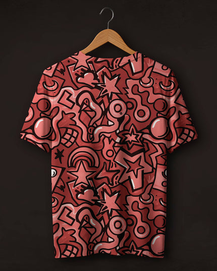 Doodle All Over Printed T-Shirt #PT123