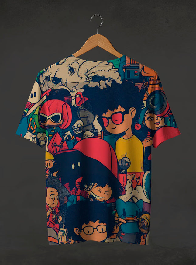 90s Street Art Printed T-Shirt #PT189