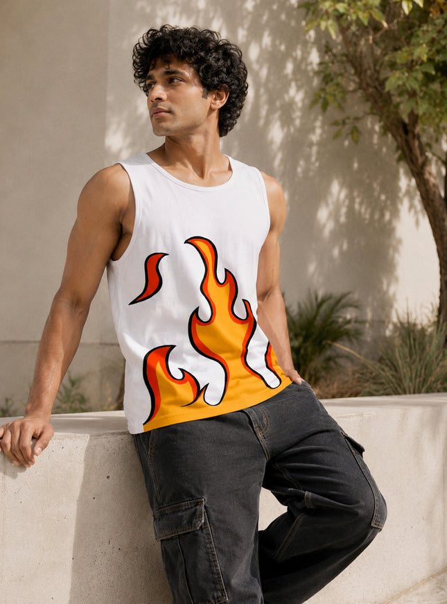 Fire Arm Printed Sando #156