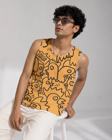 Piggal Art Printed Sando #111
