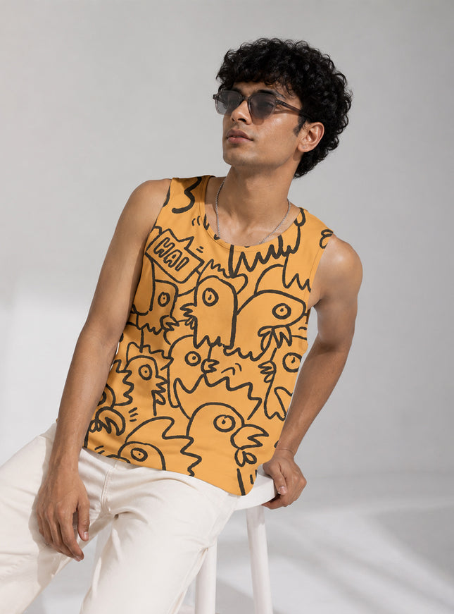 Piggal Art Printed Sando #111