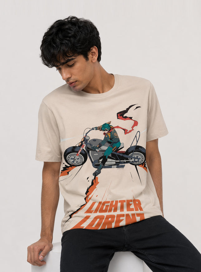 Lighter Lorenz Printed T-Shirt #PT149