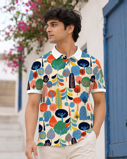 Sara Brezzi Printed Polo #PP107