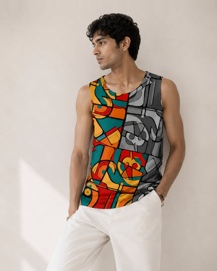 Colourful Abstract Sando #122