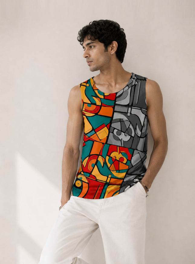 Colourful Abstract Sando #122