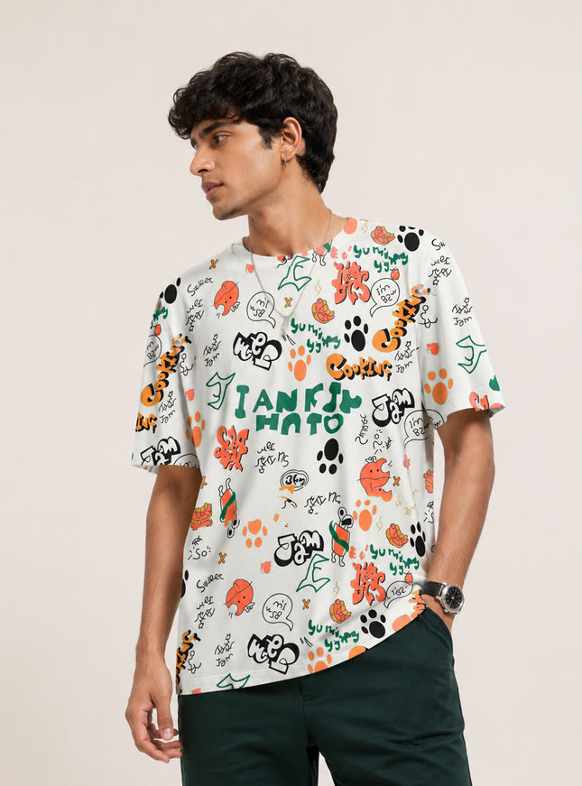 Yammiii Cooking Printed T-Shirt #PT170