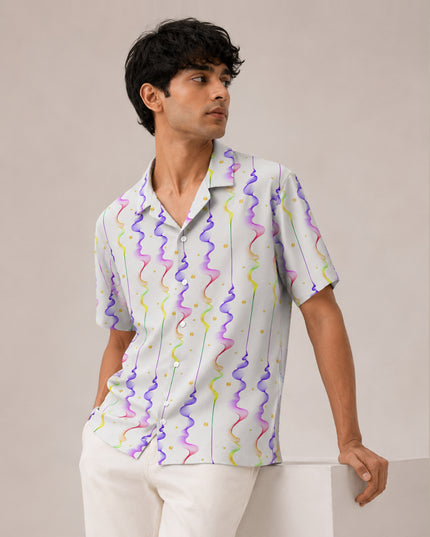 Colourful Drip Printed Shirt