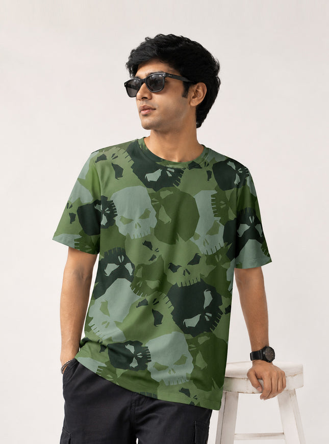 Skull Printed Tees #PT114