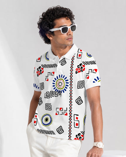 Ethnic Pop Art  Polo T-Shirt #PP188