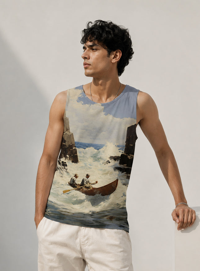 Breeze Water Printed Sando #125