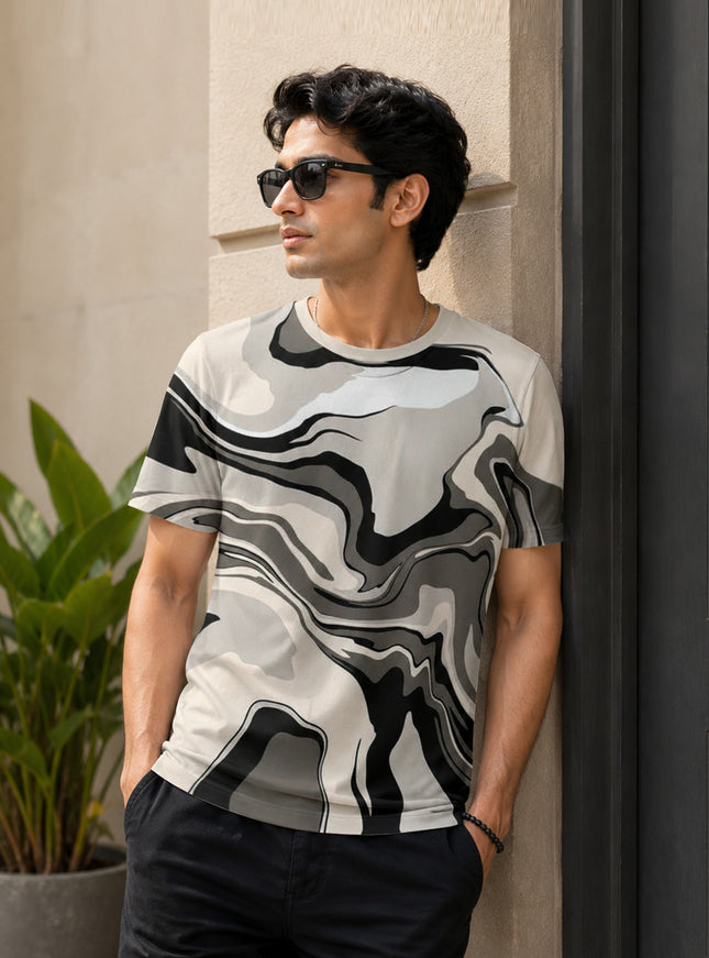 Paint Art Printed T-Shirt #PT161