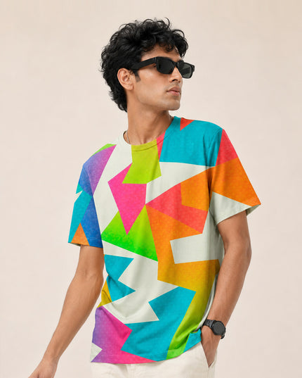90s Retro Futurism Printed T-Shirt #PT190