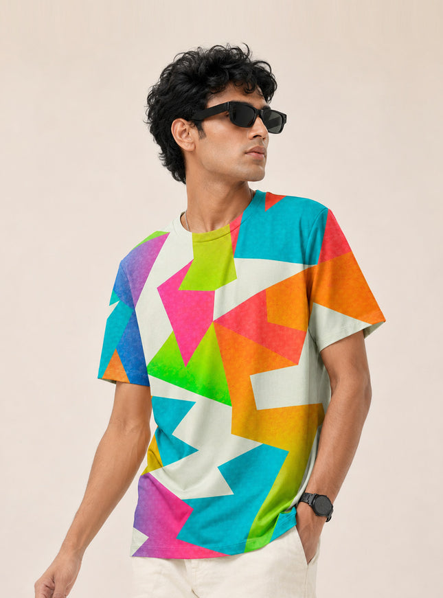 90s Retro Futurism Printed T-Shirt #PT190