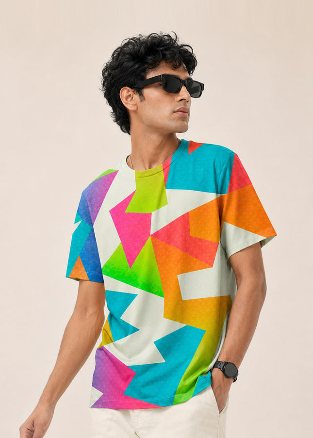 90s Retro Futurism Printed T-Shirt #PT190