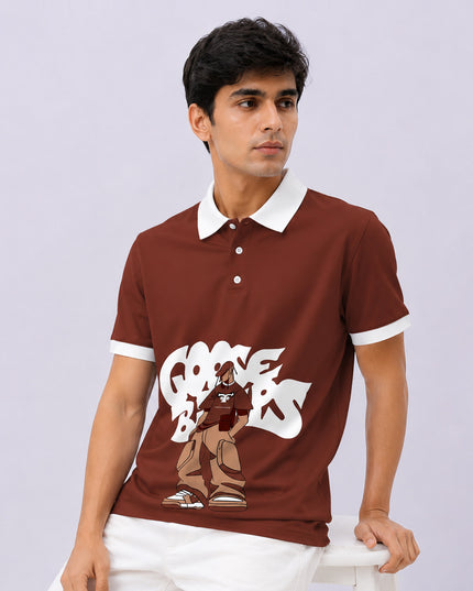 Goosebumps Printed Polo Tee  #PP146