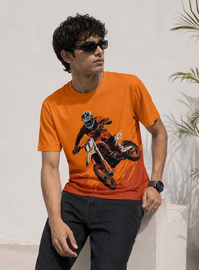 Bike Rider Printed T-Shirt #PT154