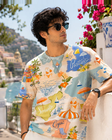 Island Print T-Shirt #PT168