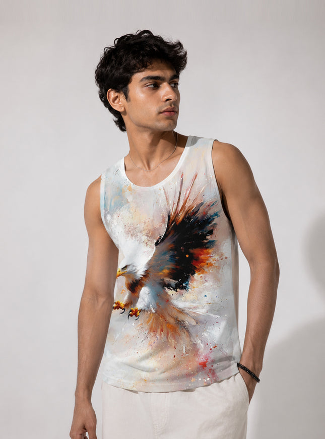 Eagle Printed Sando #119