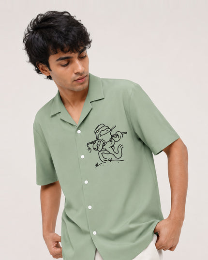 Gone Fishing Printed Shirt