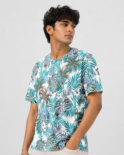 Palm Long Leaf T-Shirt #PT171